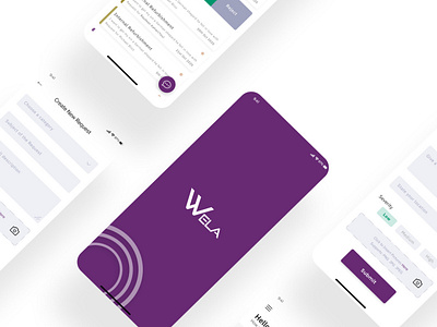 Wela app app design icon logo typography ui ui design ux