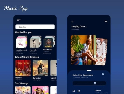 Music app animation app branding design illustration ui ui design ux web