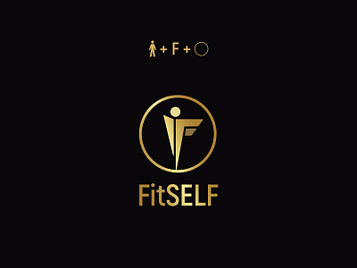 FitSELF Logo Design branding business card design business cards design drawing fitness fitness logo icon illustration logo logomark print sketches typography vector