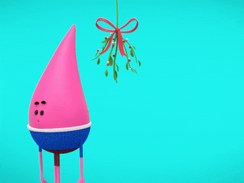 Day 2 of Holiday animation 12 days of christmas 12 days of seqmas 12daysofchristmas animation christmas is coming design holiday cheer illustration mistletoe sivan baron the sequence group thesequencegroup