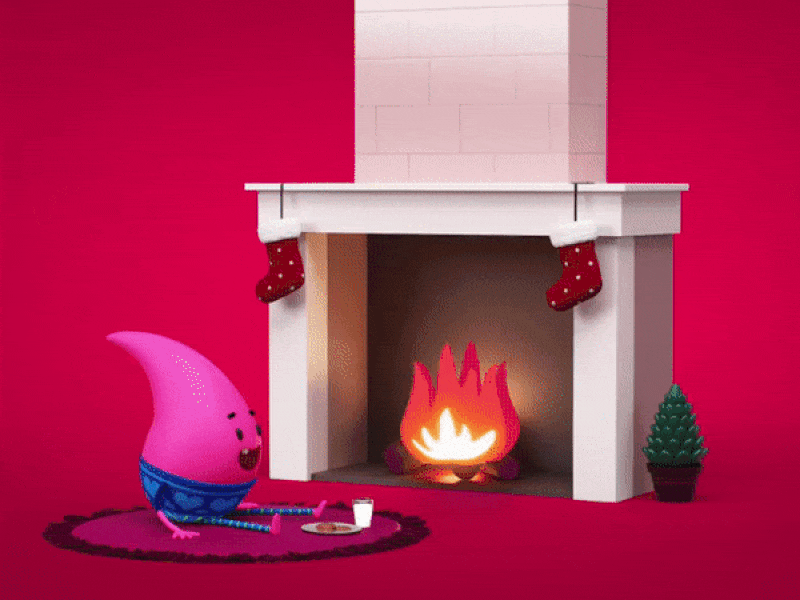 Day 12 of Holiday animations! 12 days of christmas 12 days of seqmas animation chimney design illustration santa sivan baron the sequence group