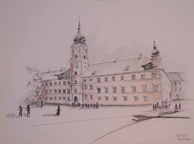 Royal Castle architecture sketch sketches