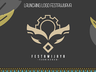 FESTAWIJAYA Teknik 2020 branding design flat illustration illustrator logo poster design typography