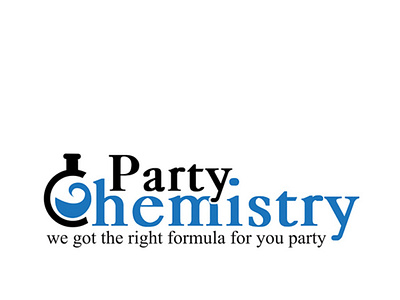 Party Chemistry - Logo Design Flare animation branding design illustration logo logodesign website