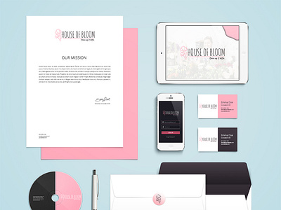 House of Bloom - Logo Design Flare