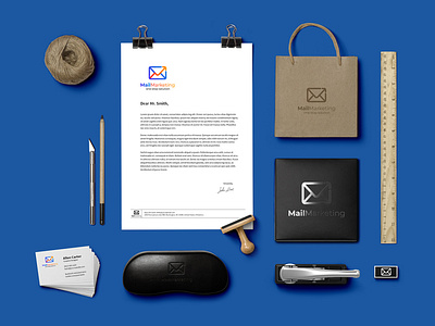 Mail Marketing - Logo Design Flare animation branding design illustration logo logodesign stationery