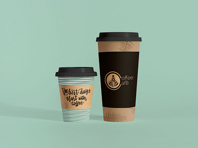 Coffee Cafe - Logo Design Flare animation branding design illustration logodesign mechandise website