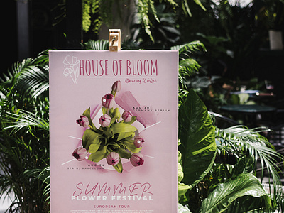 House of Bloom - Logo Design Flare