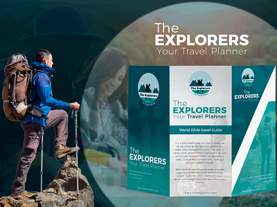 The Explorers - Logo Design Flare branding design illustration logodesign promotional design website