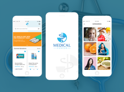 Medical Center - Logo Design Flare animation branding design illustration logodesign mobile app design mobile app development