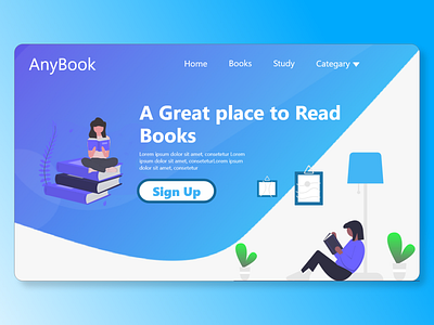 Book reading web app