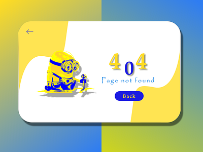 404 Error page