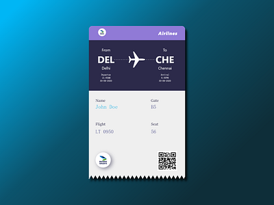 Boarding pass adobexd airline airline app boardingpass dailyui dailyuichallenge design pinterest receipt traveling uidesign webdesign website