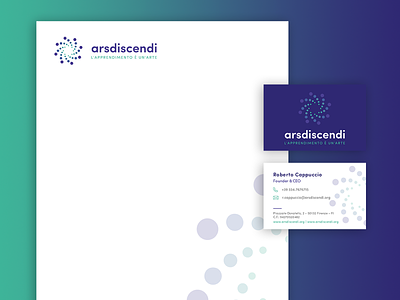 Arsdiscendi - Visual Identity academy branding education learning logo
