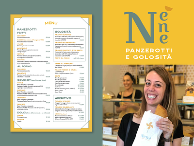 Nenè - Visual Design florence italian italian food italy panzerotti panzerotto restaurant restaurant branding street food