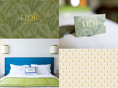 FLOR - Rooms in Florence | Visual Identity bed and breakfast botanical boutique brand identity branding design english colonial style english colonial style florence garden hotel natural nature