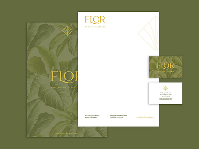 FLOR - Rooms in Florence | Logo Concept