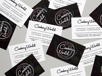 Cookery World - Branding branding classes cookery cooking course dish florence food logo school