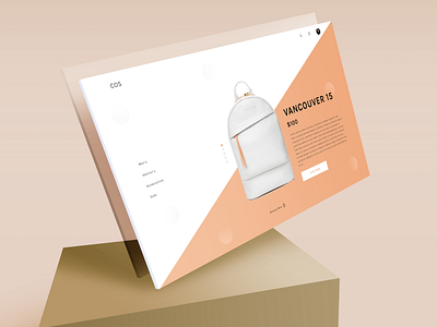 Store Landing Page branding design minimal ui uidesign web webdesign