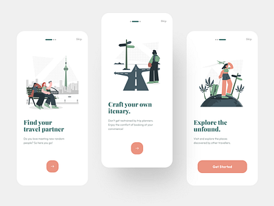 Onboarding screen of travel app app design design figma onboarding screen splash screens travel ui ux