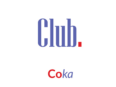 Coka Sub logo for club animation branding design illustration illustrator logo minimal ui ux vector