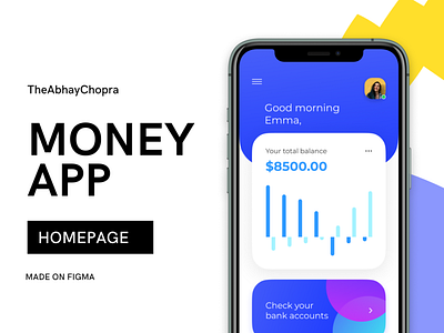 Money App Dashboard UI app design ui user interface userinterface ux
