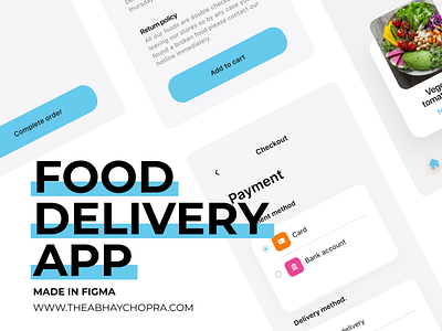 Food Delivery App UI