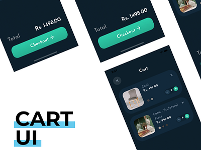 Cart UI 💛