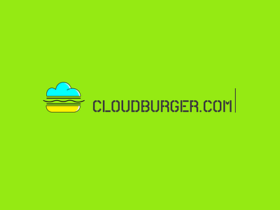 Logo Design for CloudBurger design illustration logo vector web website