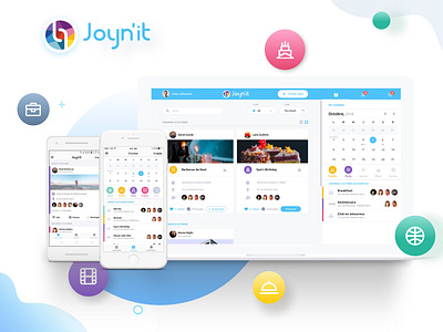 Joyn'it - Social networking, Lifestyle app design design agency designveloper events lifestyle mobile app design social networking software development ui ux design company ux ui design web app development web design