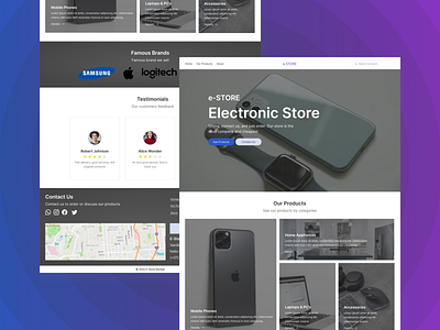 Landing Page - Electronic Store