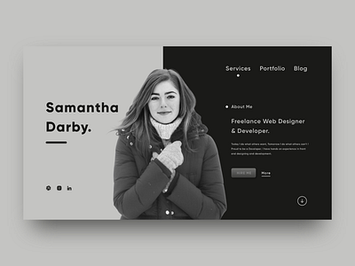 Personal Portfolio Website UI