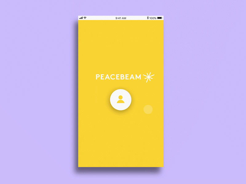Peace Beam Animation aftereffects animate animation design gif pastels ui