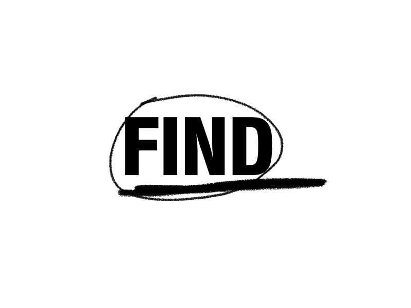 Find Your Fit! animate black black white design gif motion motivate photoshop type