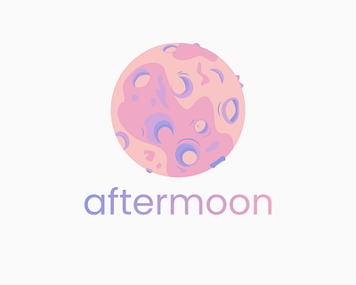 Afternoon Color + Moon Logo brand identity branding design graphic design identity illustration inkscape logo logo cartoon logotype
