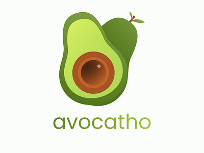 Avocado + Photo Logo