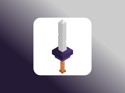 Game Icon Challenge: Sword color full design game game assets game ui graphic design illustration inkscape inspiration vector