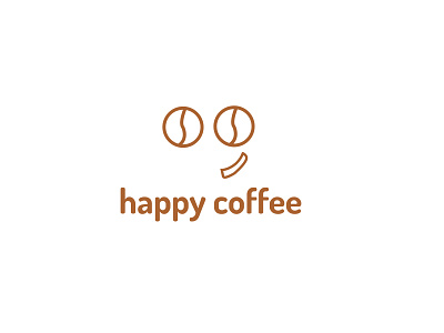 happy coffe adobe illustrator branding design graphicdesign graphics illustration illustration art logo logodesign minimal