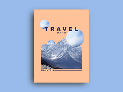 Travel Poster design minimal photoshop poster poster design