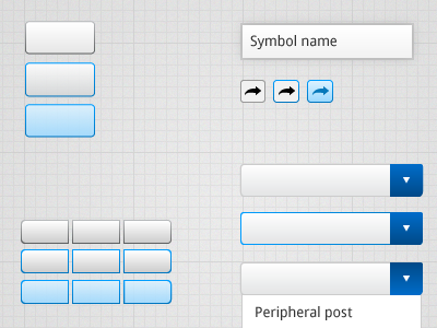 Flex UI kit app button design flex icon interface kit ui