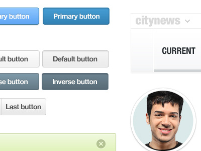 UI Kit (WIP) buttons design interface kit menu thumbnails ui user interface