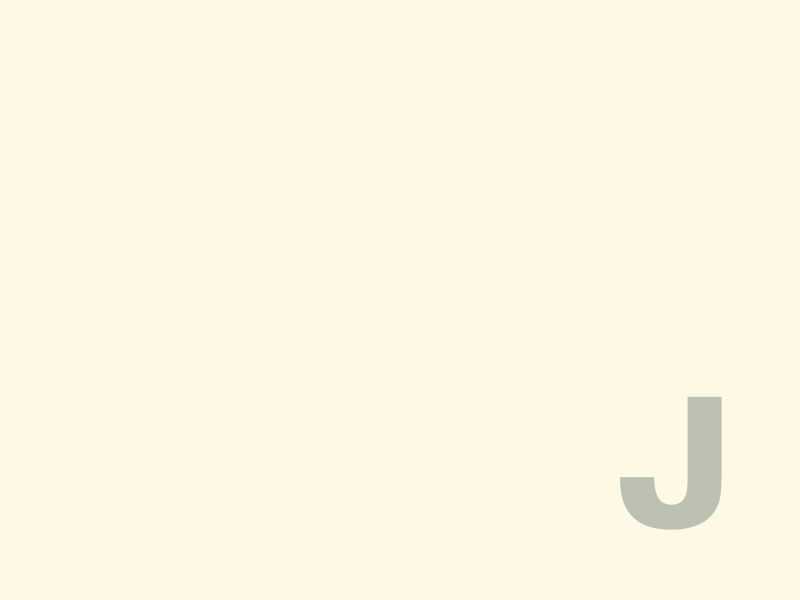 J-saw animation font gif j