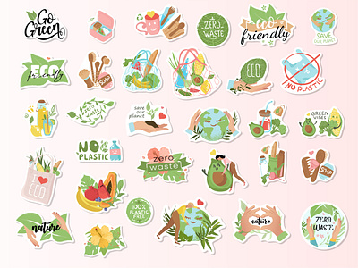 Eco-friendly stickers