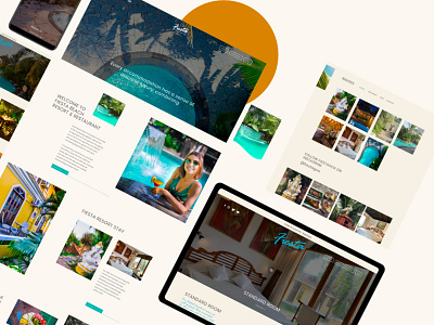 Resort Theme dribbble figma free hotel landing landing page miro resort ux