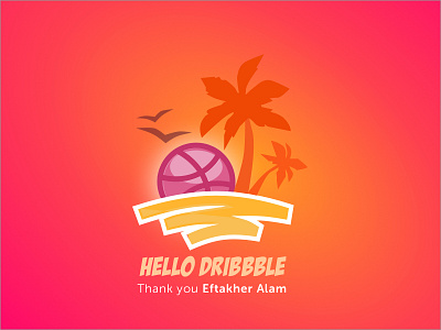 Thank you Dribbble beach dribbble. web goa