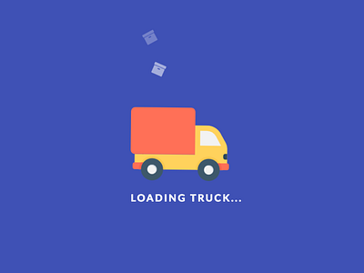 Codepen Loading Truck animation codepen goa loader shot