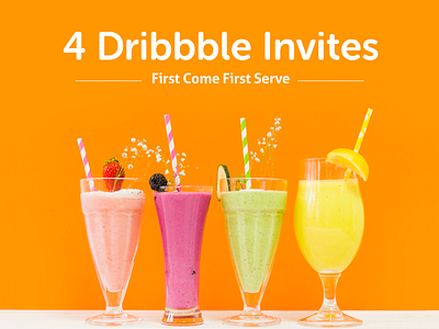 4 Dribbble Invites 2 invites 4 invites design dribbble invites invites landing