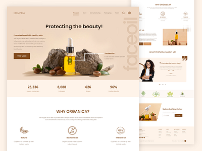 Shopify website design for the product