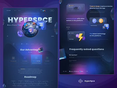 HYPERSPCE - Crypto Website Landing Page