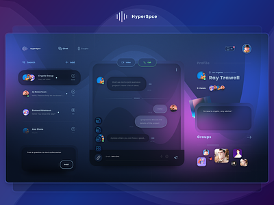 Hyperspace14 binance bitcoin blockchain chat chatbox clean crypto crypto wallet crypto website cryptocurrency dark ethereum exchange finance template trading ui ux webdesign website